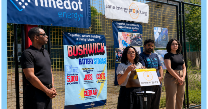 Sane Energy, Elected and Community Leaders Join Together at Bushwick Battery Site Groundbreaking