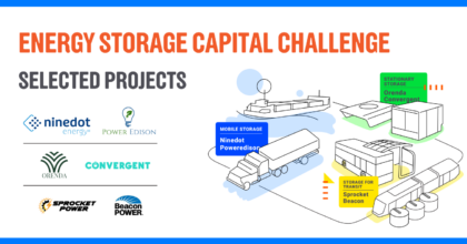 The Clean Fight Announces Selected Projects for the Energy Storage Capital Challenge
